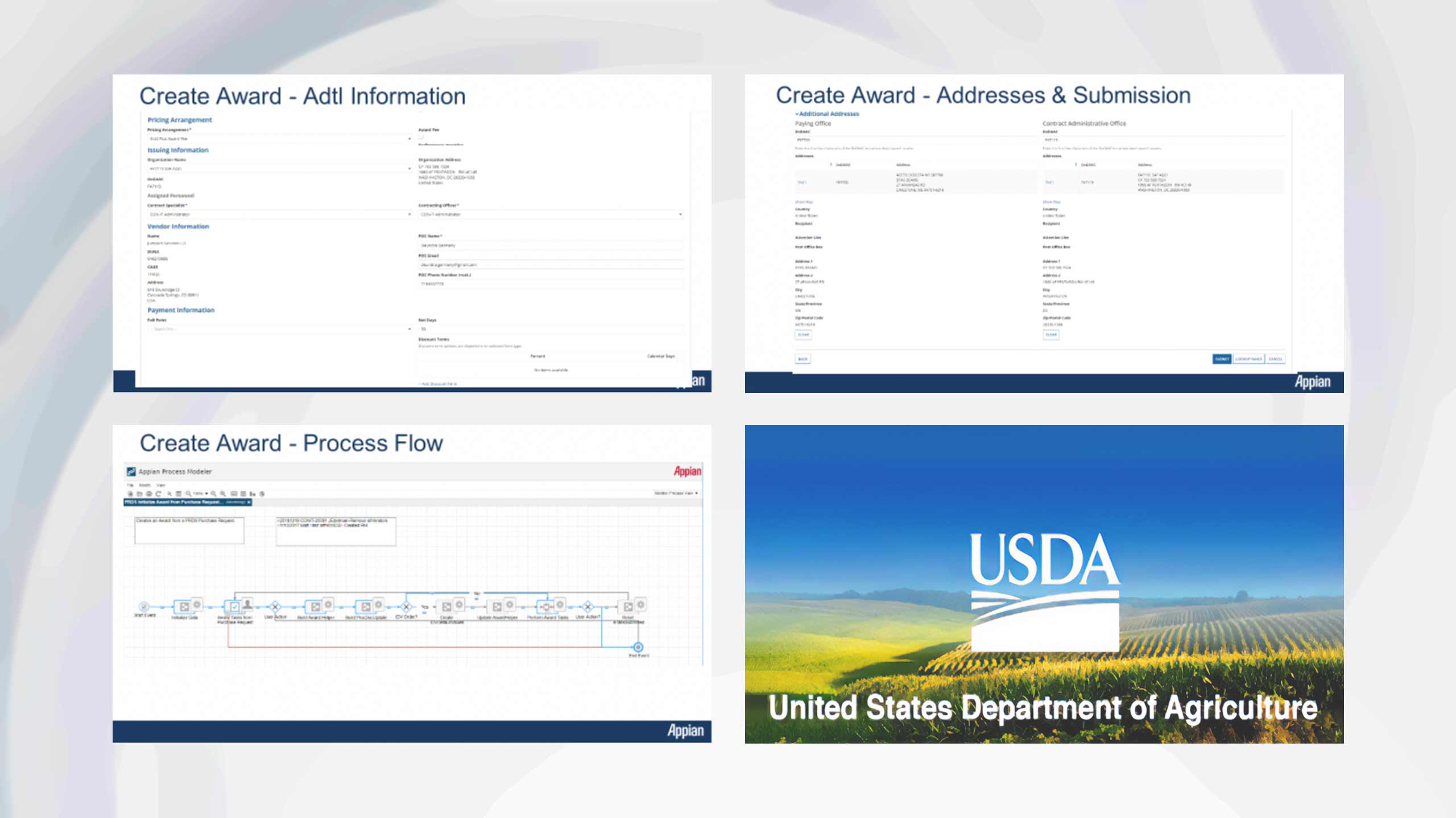 U.S. Departement of Agriculture 1